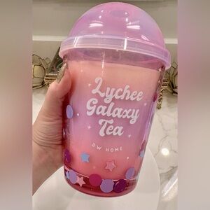 Giant/Oversized Lychee Galaxy Tea Double-Wick “Boba” DW Home Candle NWOT, 21.1oz
